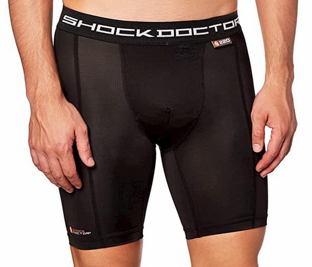 Shock Doctor Compression Shorts with Cup Pocket