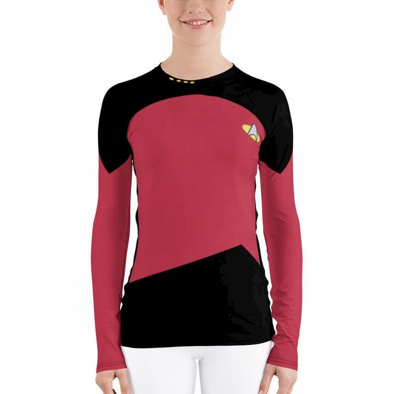 Lena’s Design Corner Star Trek Women’s Rash Guard